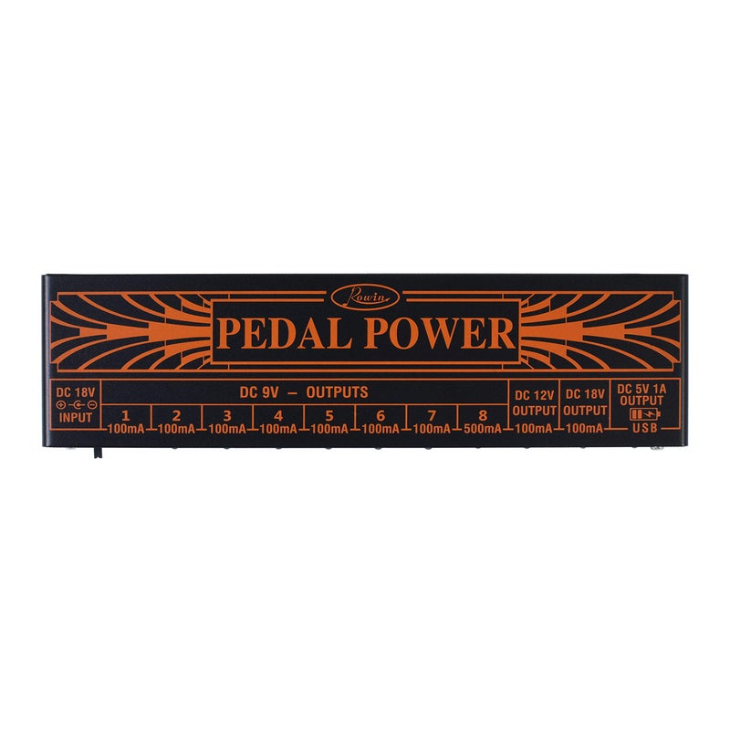 Rowin PW-1 Guitar Pedal Power Supply 10 Isolated DC Output for 9V/12V/18V Guitar Bass Effect Pedals with USB Charging Port for iPhone iPad Tablet - Image 2
